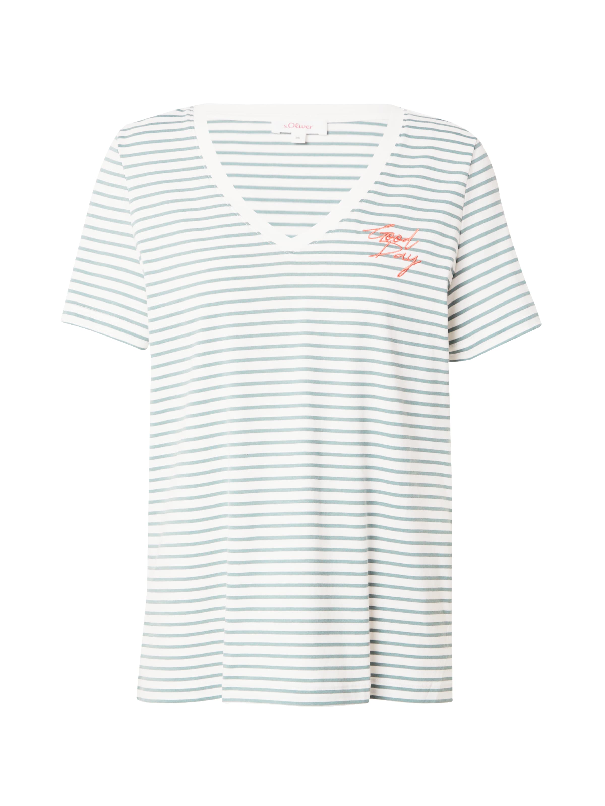 s.Oliver RED LABEL T-Shirt in Weiß: Vorderseite