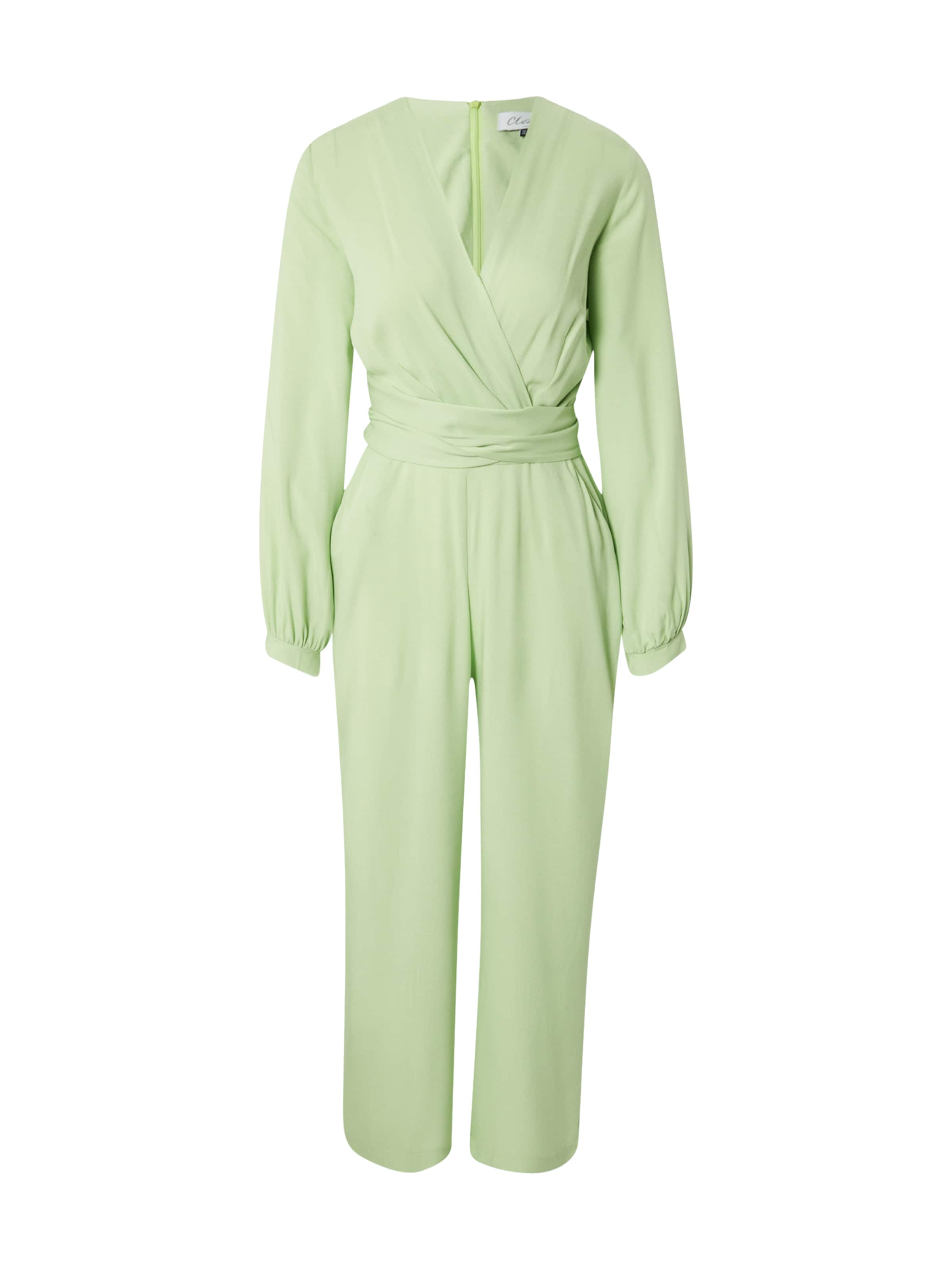 Closet London Jumpsuit in Green: front