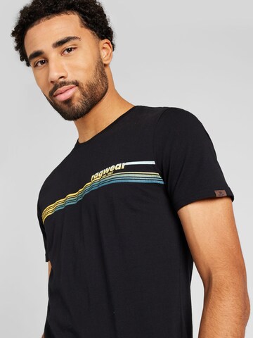 T-Shirt 'HAKE' Ragwear en noir