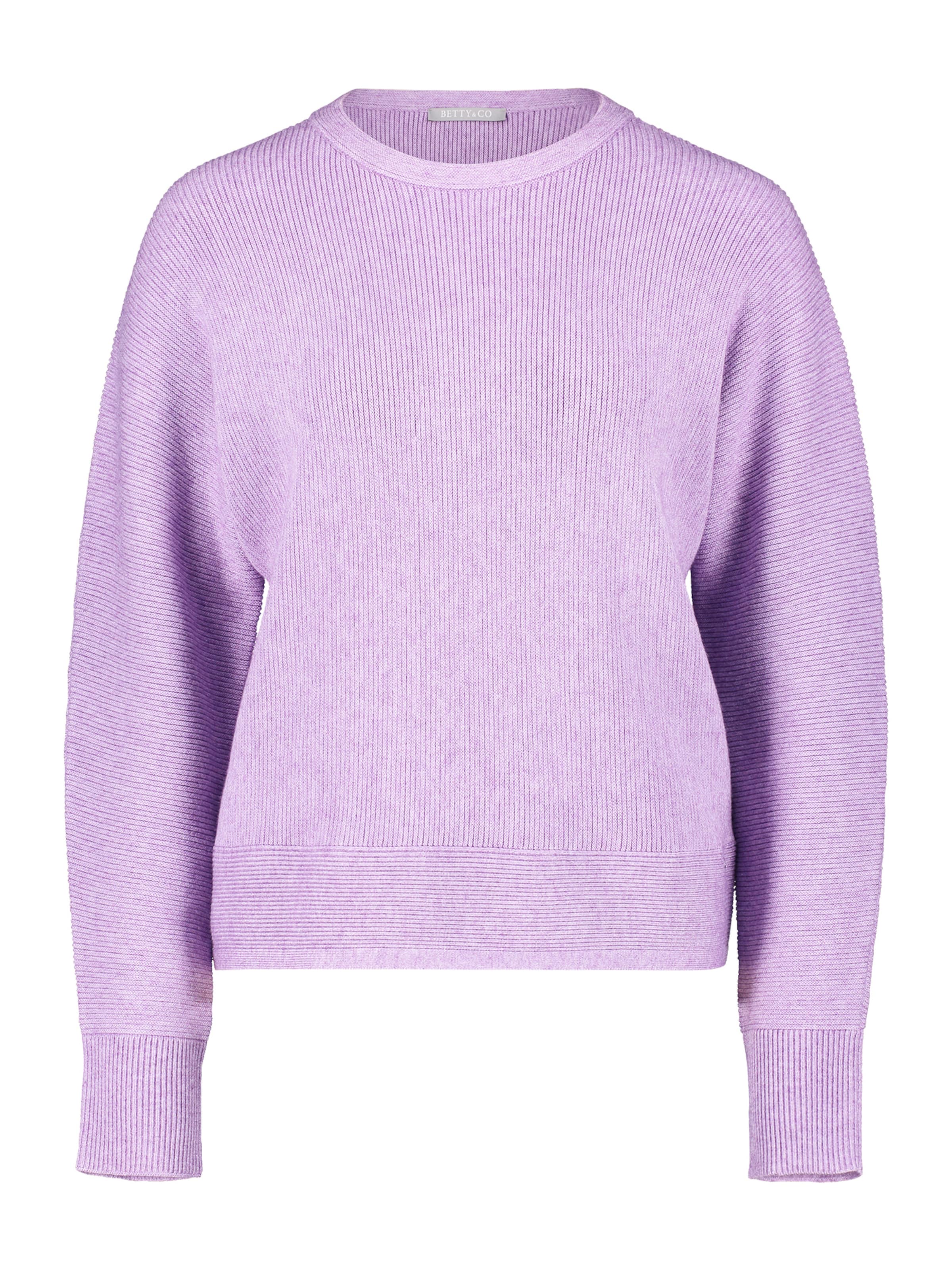 Pull-over Betty & Co en violet : devant