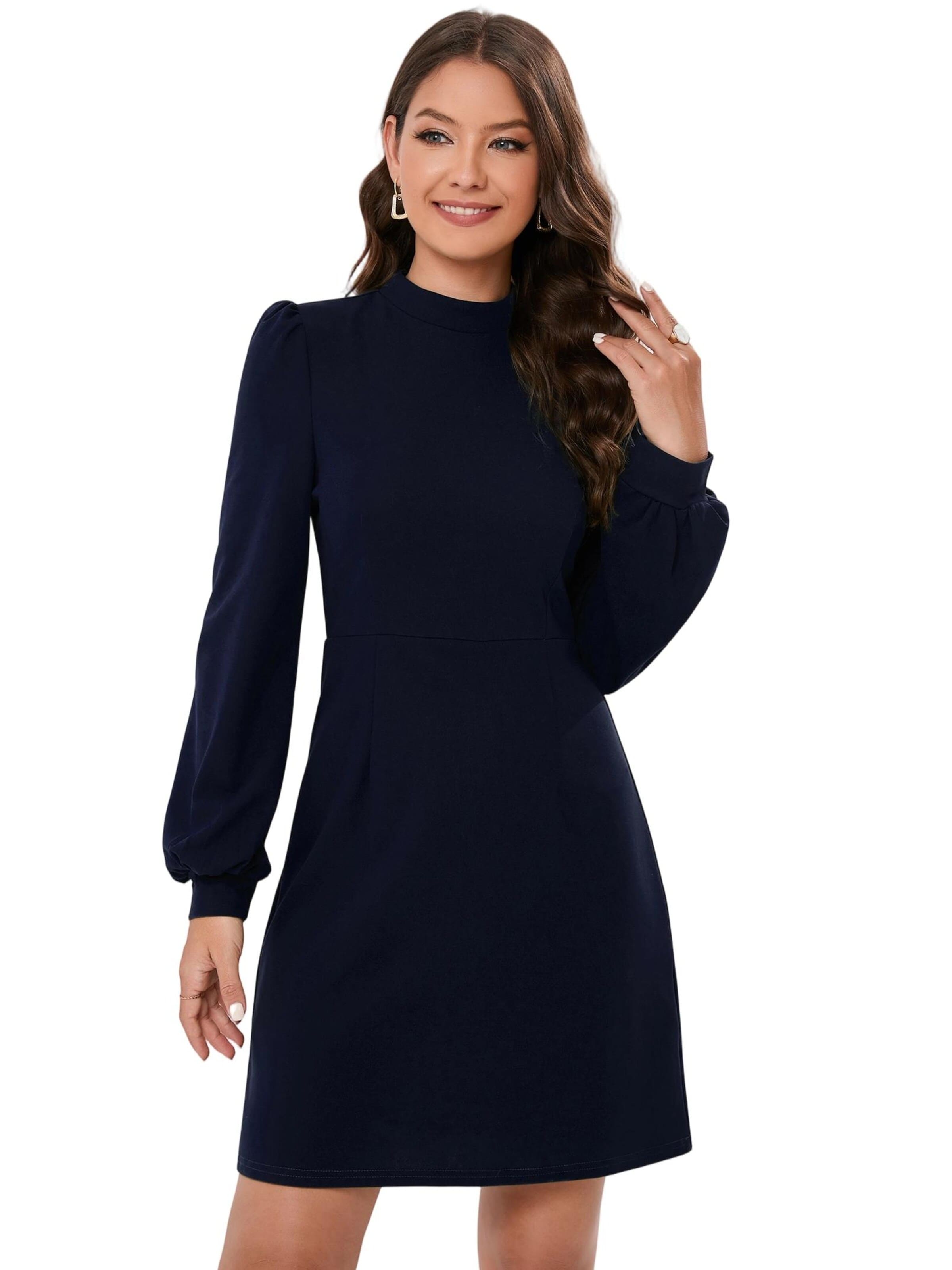 Yesfashion Jurk in Blauw: voorkant
