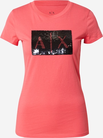 ARMANI EXCHANGE - Camisa em rosa: frente