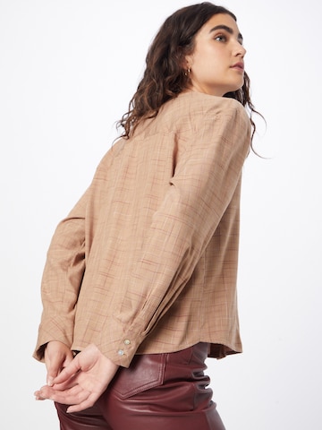 TOM TAILOR Bluse in Beige