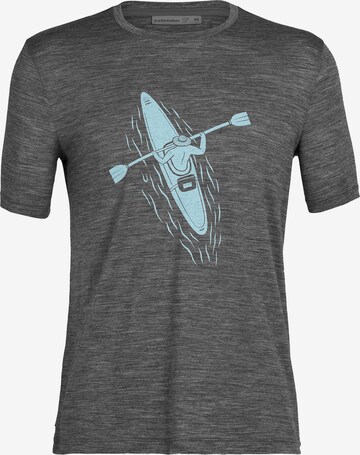 ICEBREAKER Shirt 'Tech Lite II' in Grau: predná strana