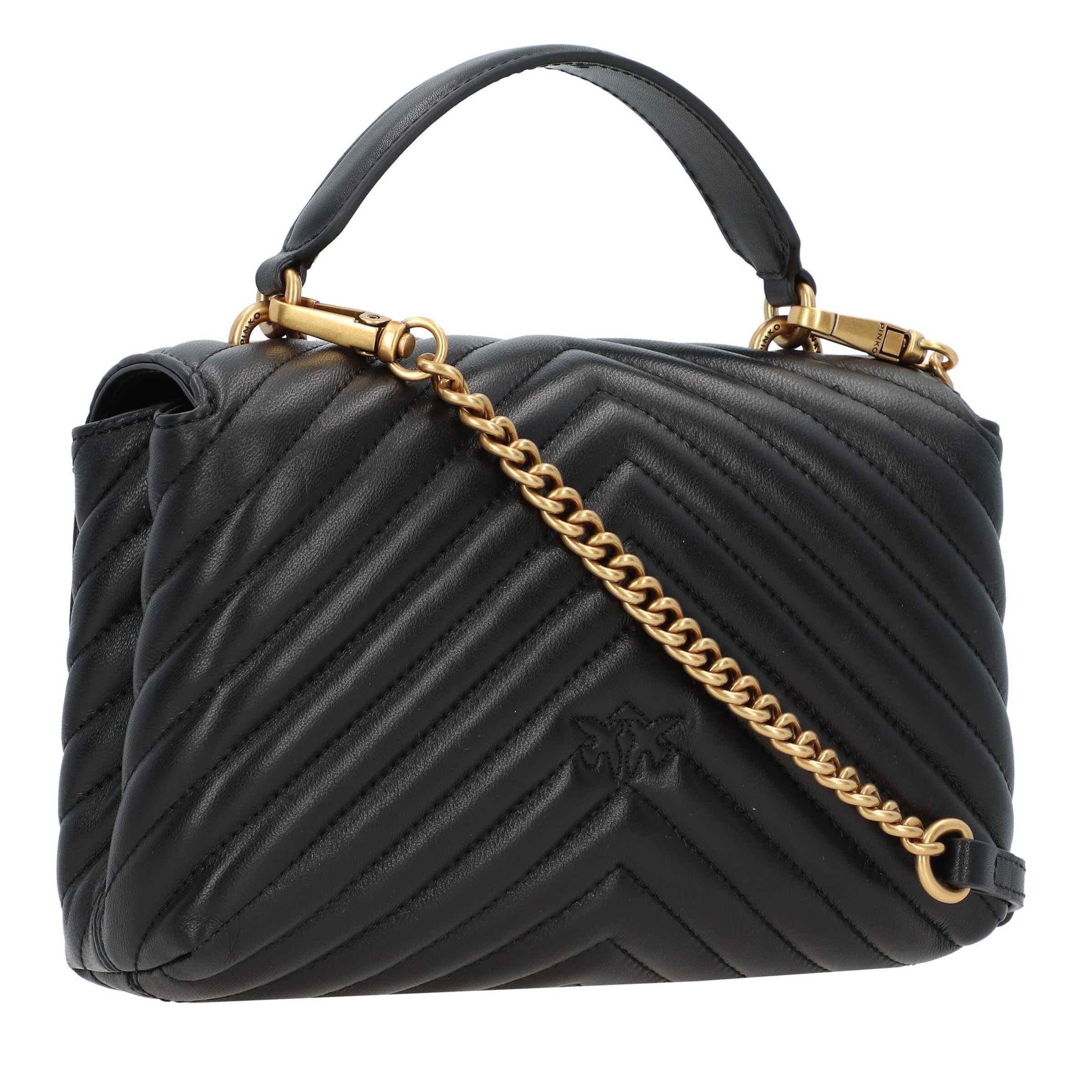 PINKO Ročna torbica | črna barva