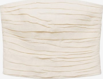 Top 'Margot' de la MANGO pe alb: față