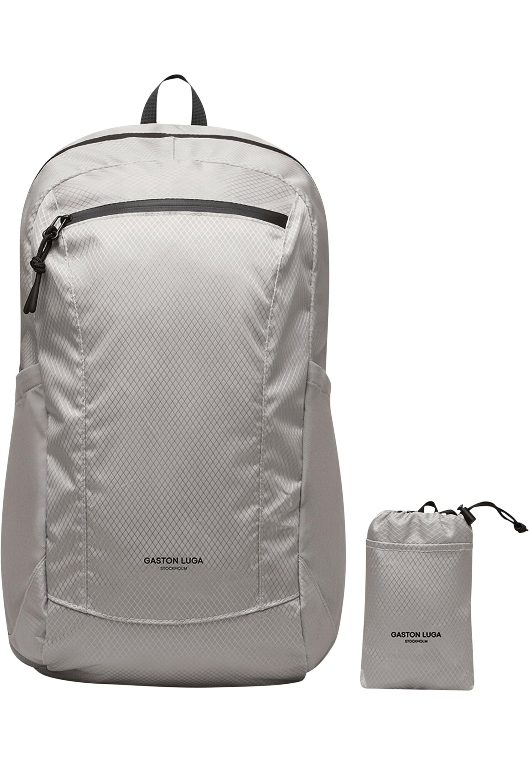 Sac à dos Gaston Luga en gris : devant