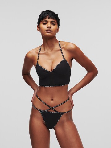 Karl Lagerfeld Slip in Schwarz: Vorderseite