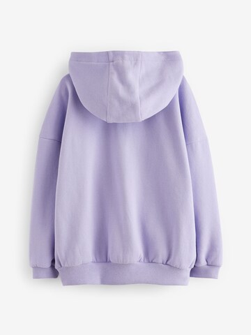 Next Sweatjacka i lila