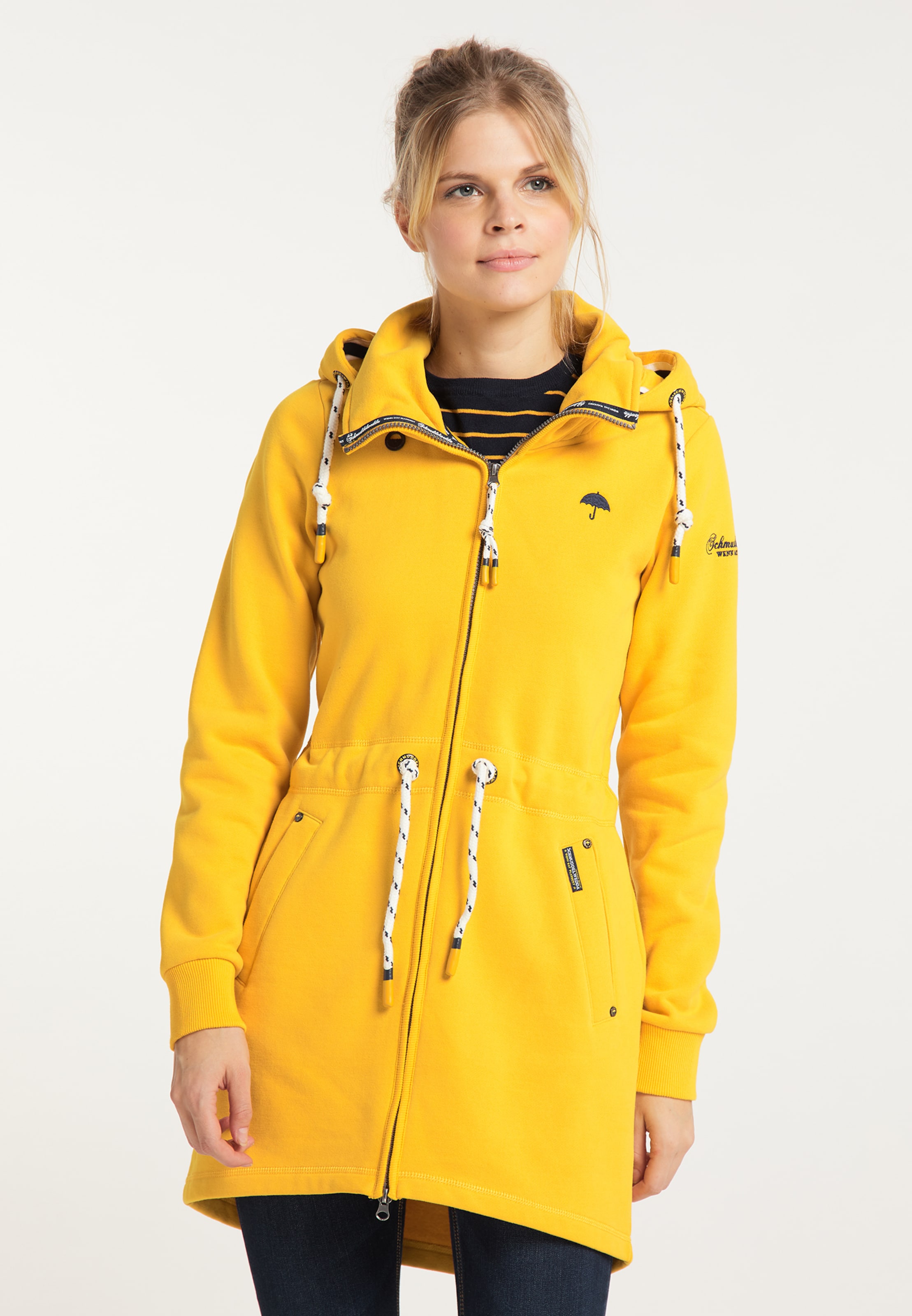 Frauen Sweat Schmuddelwedda Sweatjacke in Gelb - AE25710 Frauen Sweat Schmuddelwedda Sweatjacke in Gelb - AE25710