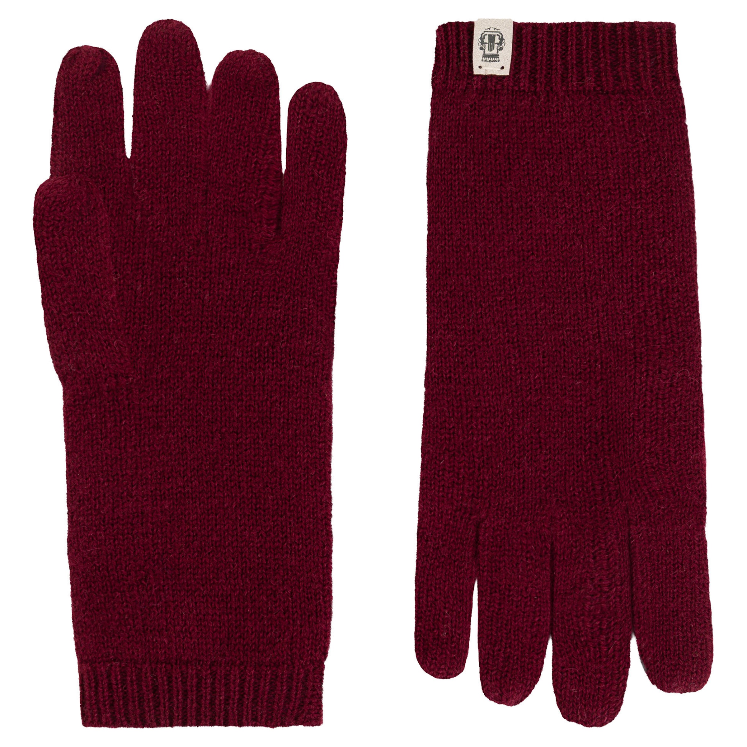 Mezzoguanti di Roeckl in rosso: frontale