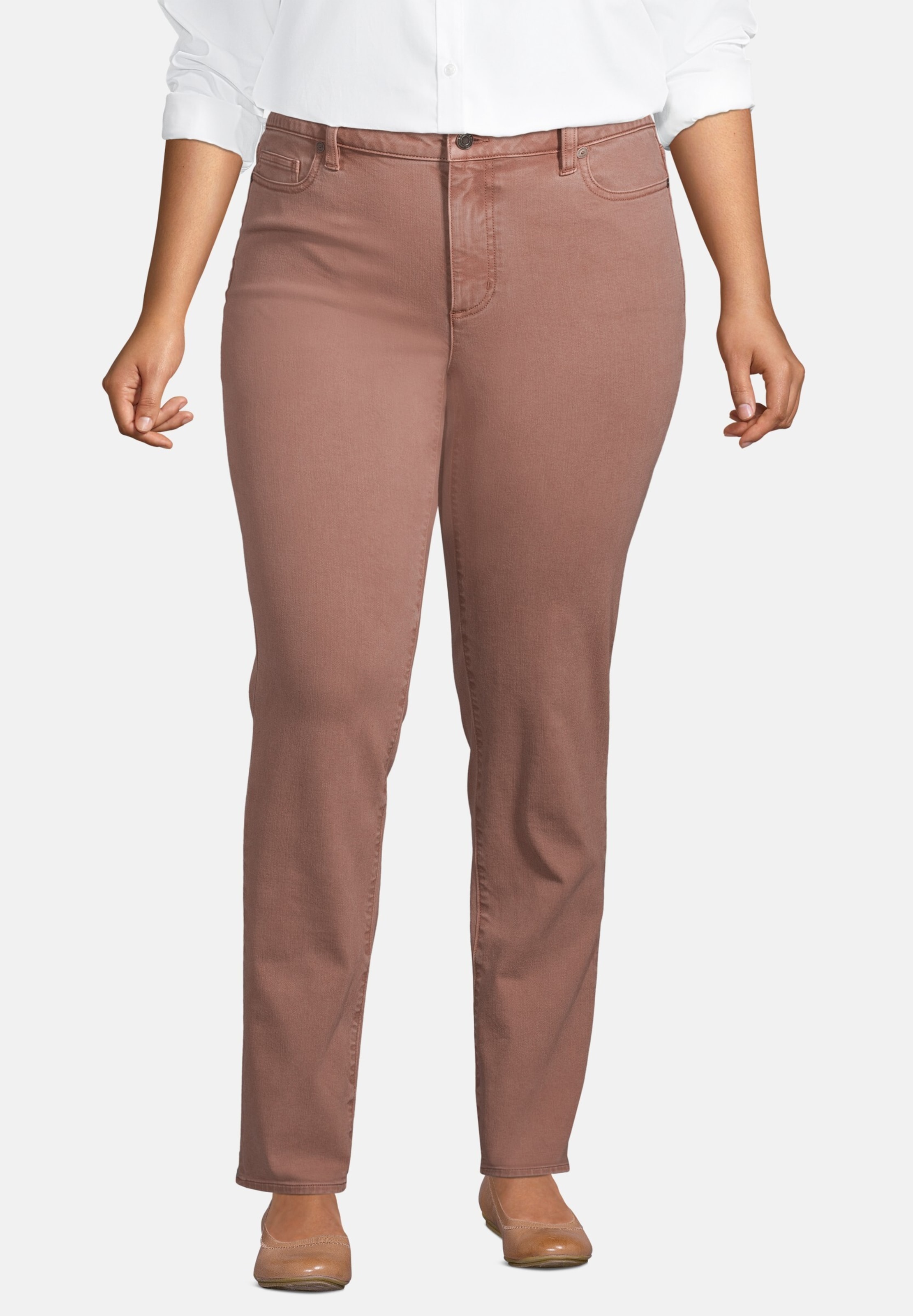 Frauen Jeans Lands‘ End Jeans in Braun - FS21326 Frauen Jeans Lands‘ End Jeans in Braun - FS21326