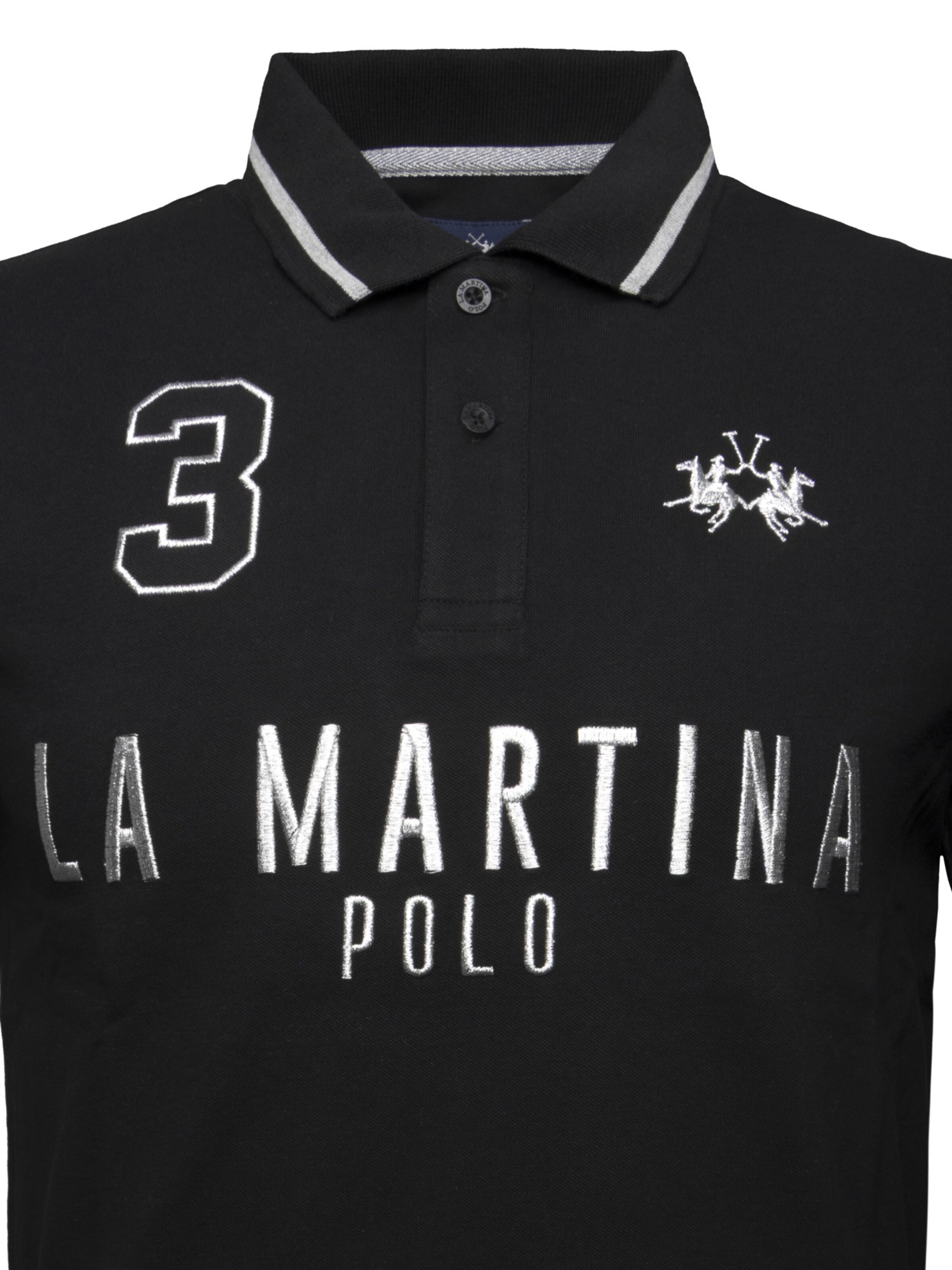 La Martina - Camisa 'MAP320' em preto
