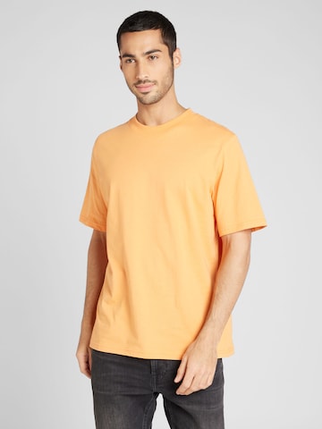 JACK & JONES Koszulka 'THREAD PHOTO' w kolorze pomarańczowy
