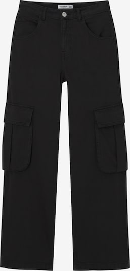 Pull&Bear Cargobroek in de kleur Zwart, Productweergave