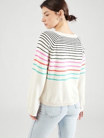 UNITED COLORS OF BENETTON Pullover i hvid