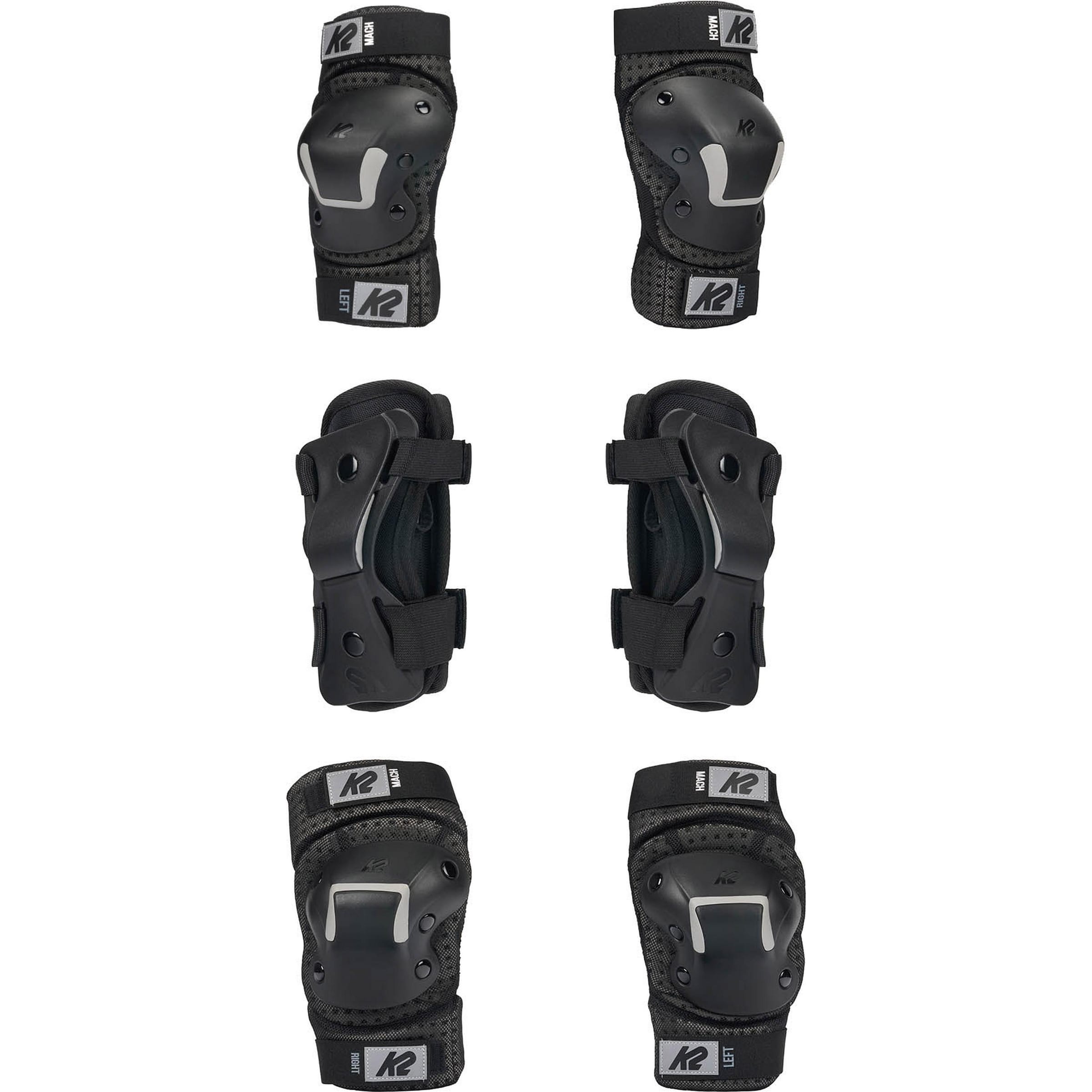 K2 Beschermers 'Mach' in Zwart: voorkant