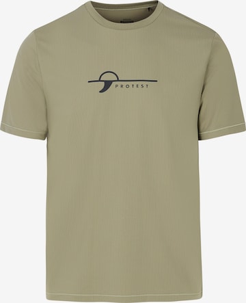 PROTEST Performance Shirt 'Core' in Green: front