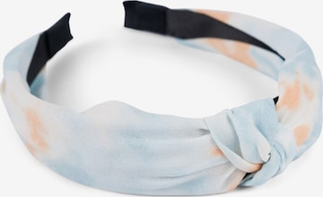 styleBREAKER Haarschmuck 'Stoff Haarreif Batik Farbverlauf' in Blau: Vorderseite
