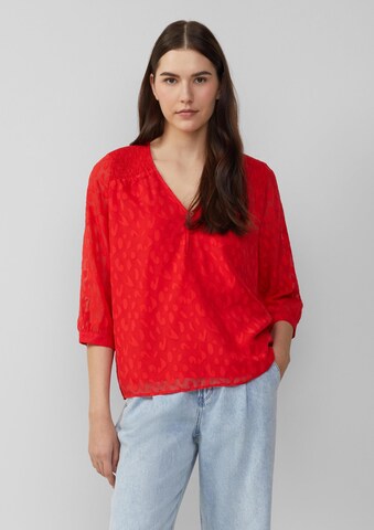 s.Oliver Blouse in Rood: voorkant