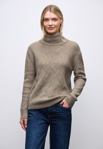 STREET ONE Sweater in Beige: front