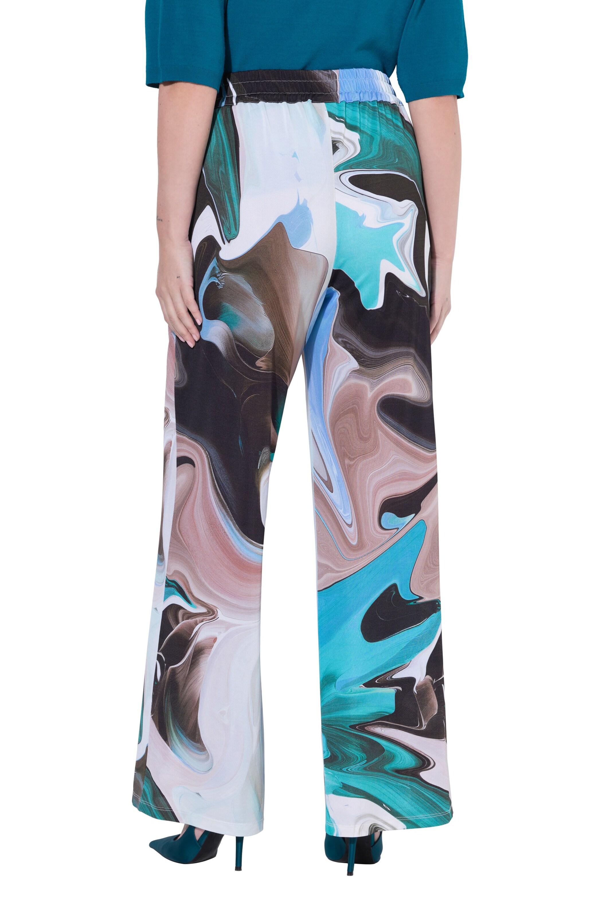 Ulla Popken Loosefit Hose in Mischfarben