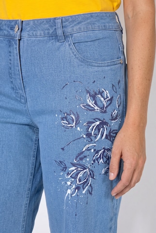 Angel of Style Wide Leg Jeans in Blau