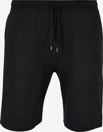 9N1M SENSE Regular Pants in Black: front