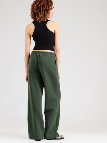 studioselectWide Leg/ Široke nogavice Hlače 'Lola' - zelena boja