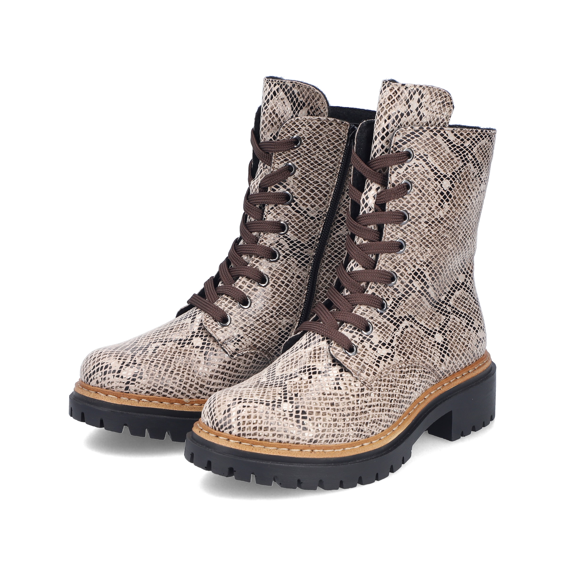 Rieker Schnürstiefelette in Braun