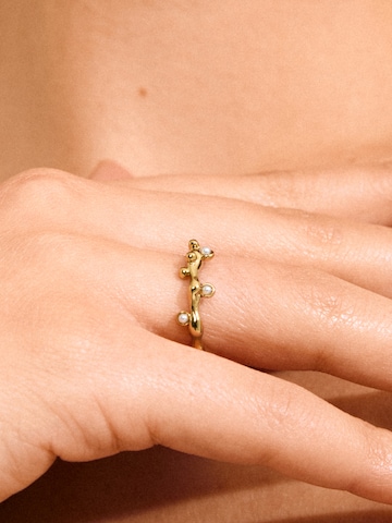 Pilgrim Ring 'LULU' in Goud: voorkant