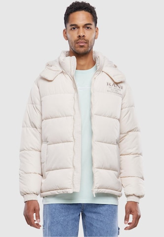 Veste d’hiver Karl Kani en blanc : devant