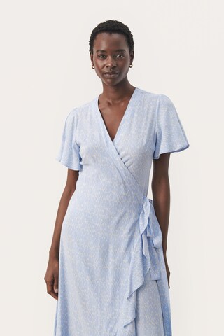 Part Two Jurk 'Clarina' in Blauw