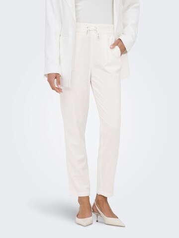 Regular Pantalon 'ONLGoa Poptrash' ONLY en blanc : devant