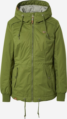 Ragwear Between-Seasons Parka 'DANKKA' in Green: front