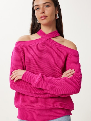 Happiness İstanbulPulover - roza boja: prednji dio