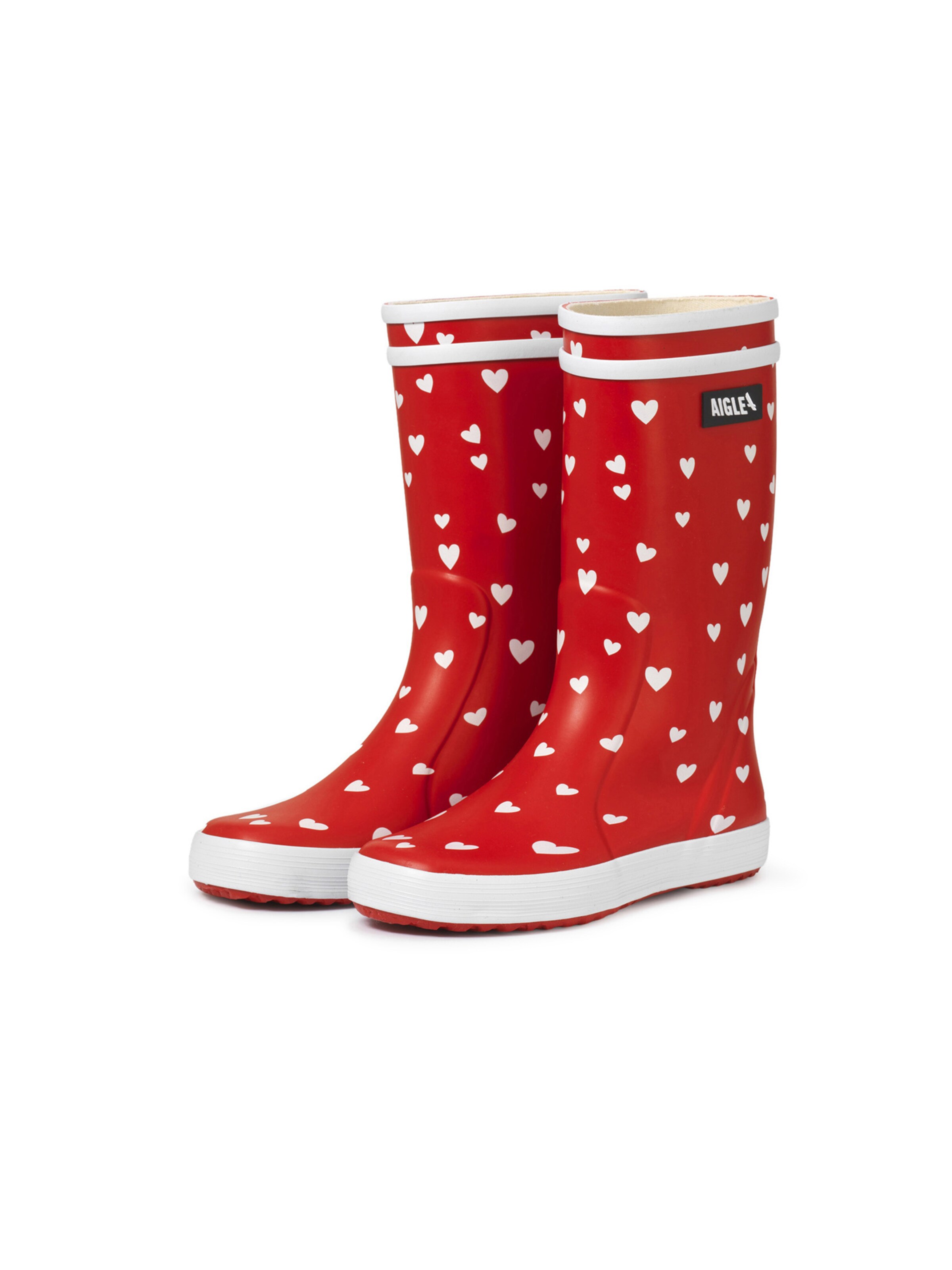 Botine 'Lolly Pop Play' de la AIGLE pe roșu