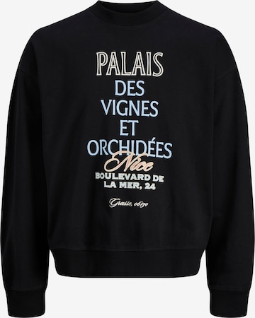 Sweat-shirt JACK & JONES en noir : devant