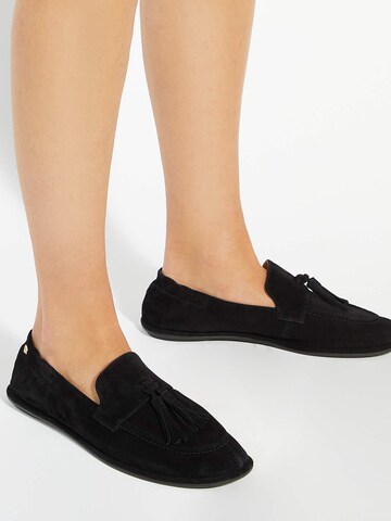 Dune LONDON Slipper 'Grounding' in Schwarz