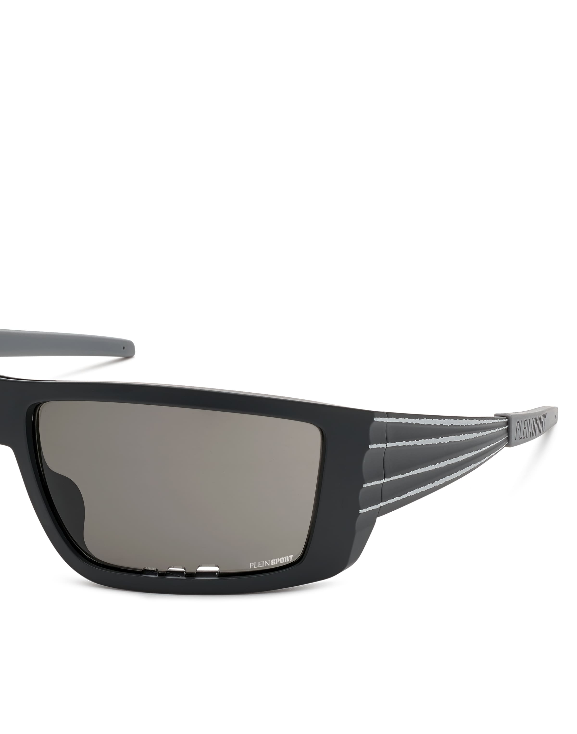 Plein Sport Sonnenbrille 'Fearless' in Schwarz