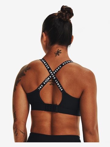 UNDER ARMOUR Bustier Športni nederček 'Infinity' | črna barva