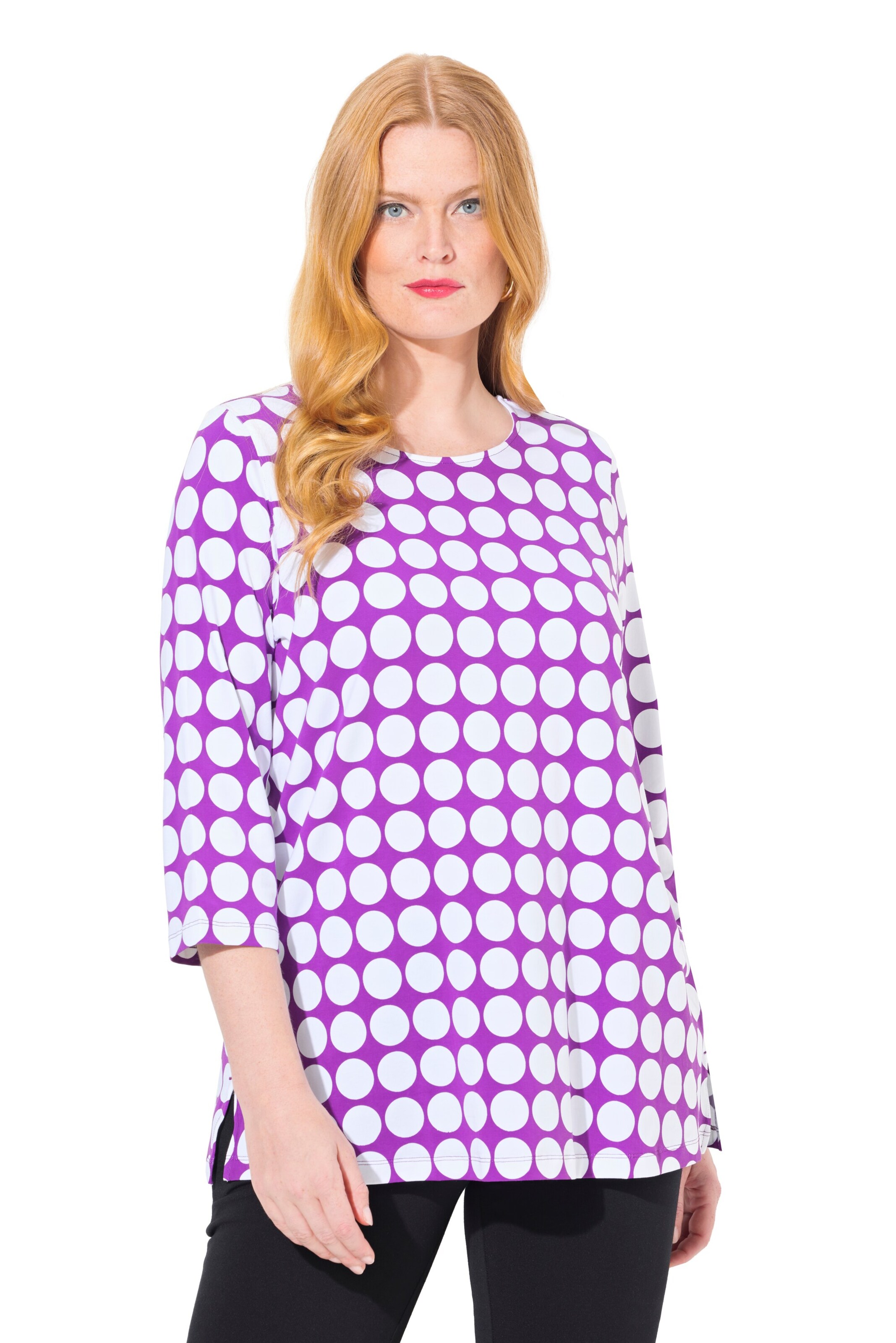 Ulla Popken Shirt in Purple: front