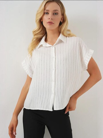 Camicia da donna di Bigdart in bianco: frontale