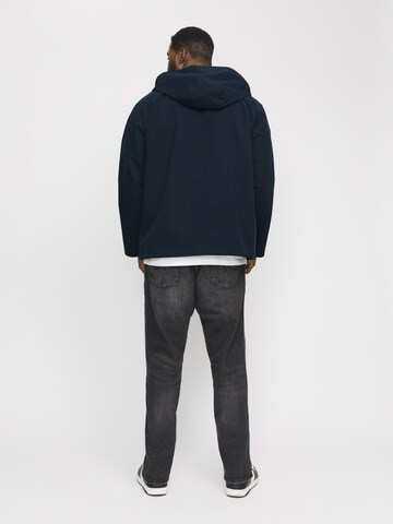 Jack & Jones Plus Jacke in Blau