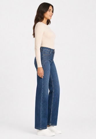 Wide Leg Jean Elara en bleu