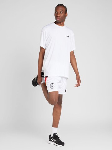 Regular Pantalon de sport 'DFB 24' ADIDAS PERFORMANCE en blanc