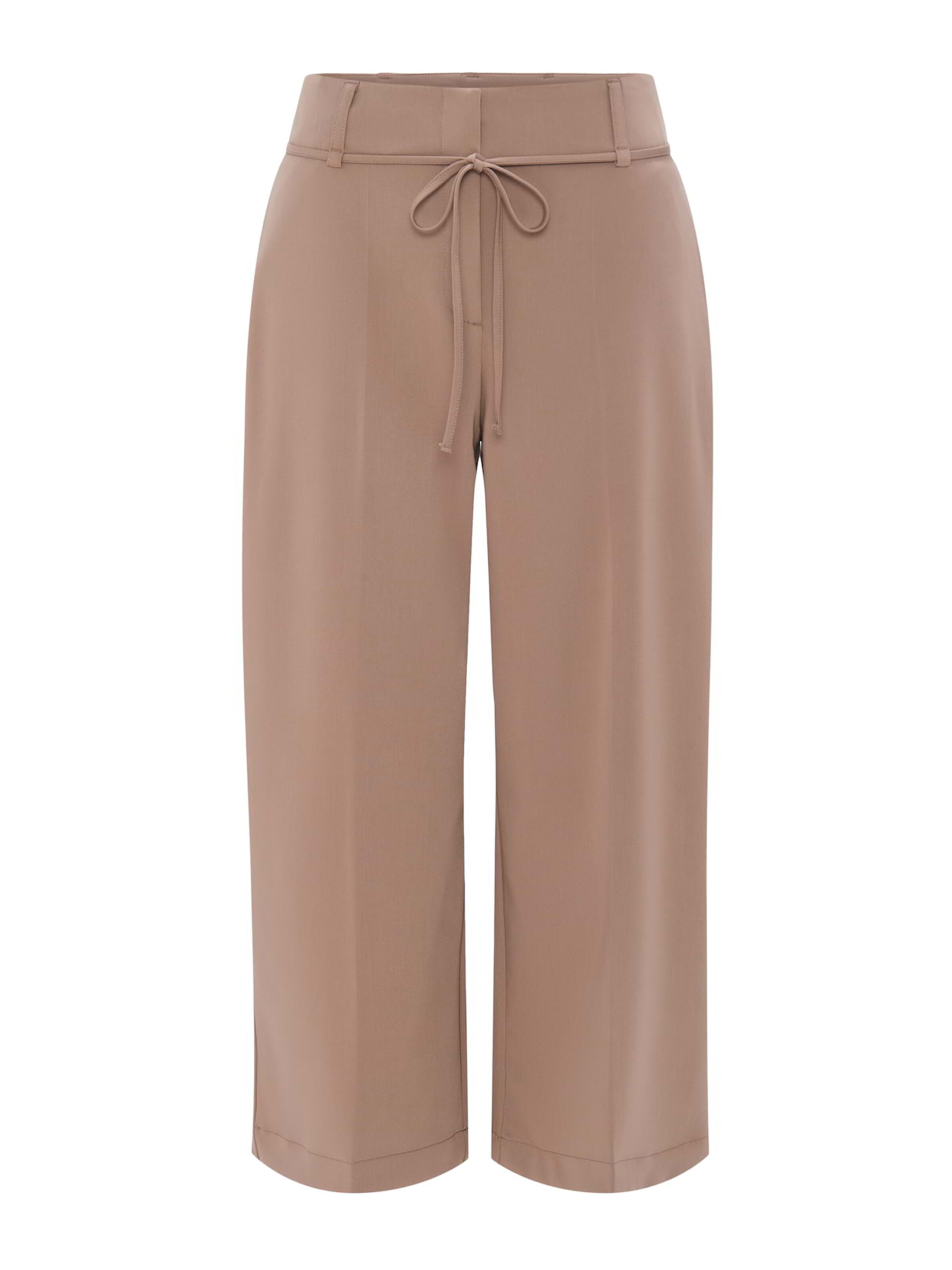 OPUS Voľný strih Nohavice s pukmi 'Misha' - Sivá: predná strana