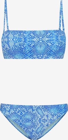 Bandeau Bikini 'Lola' Shiwi en bleu : devant