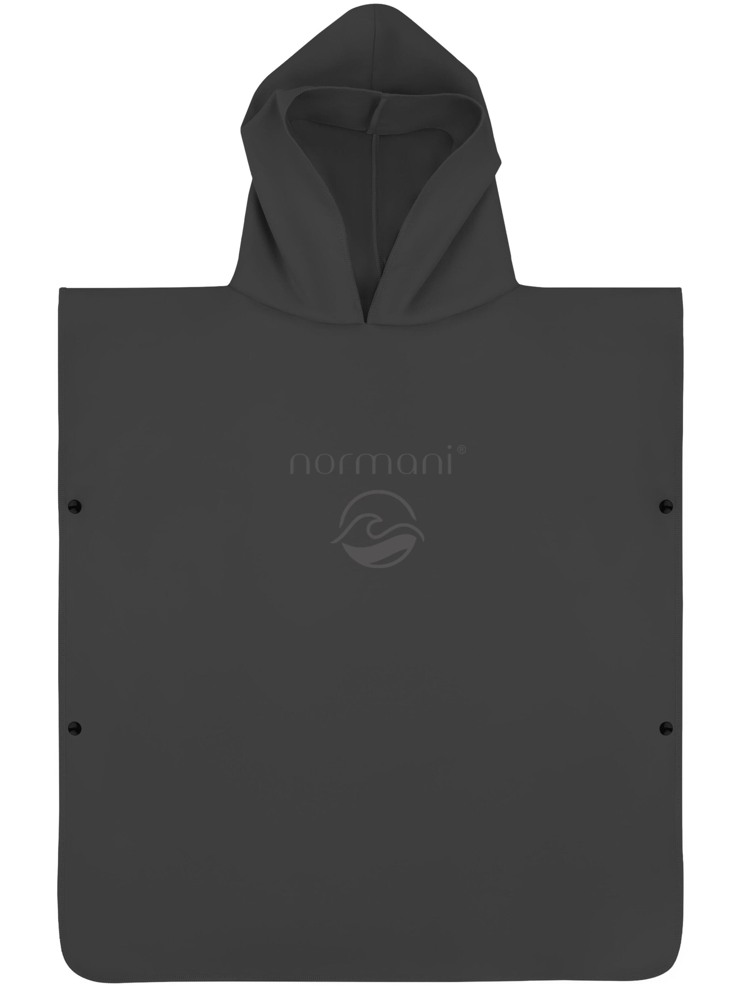 Peignoir 'Rincon' normani en noir : devant