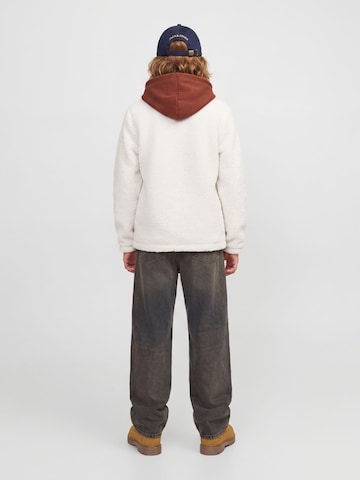 Jack & Jones Junior Fleecejakke i hvid